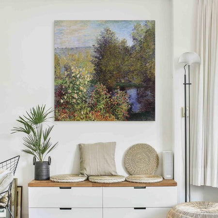 Quadro - Coin de jardin à Montgeron (Claude Monet)