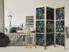 Paravento giapponese - Oriental Pattern Carpet - Emerald Ornaments and Worn Patterns