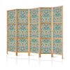 Paravento giapponese - Retro Vintage Intricate and Rich Pattern in Victorian Style