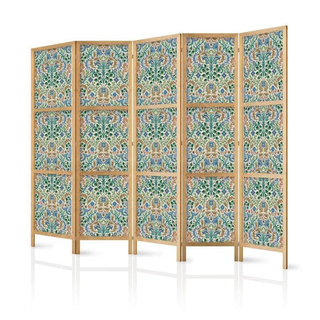Paravento giapponese - Retro Vintage Intricate and Rich Pattern in Victorian Style
