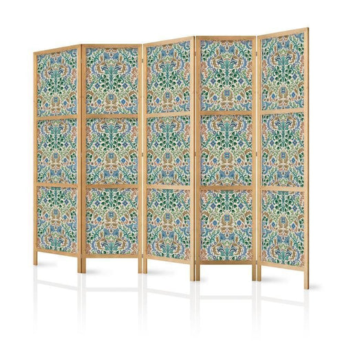 Paravento giapponese - Retro Vintage Intricate and Rich Pattern in Victorian Style