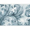 Carta da parati - Stone Baroque Ornaments in Light Shades of Gray-Blue
