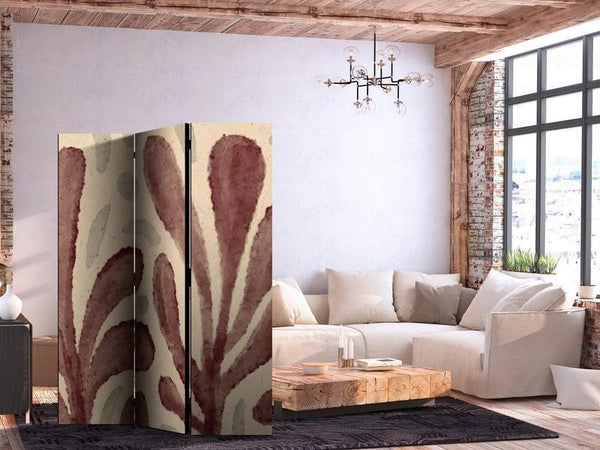 Paravento - Waving Leaves - Irregular Plant Shapes in the Style of Matisse