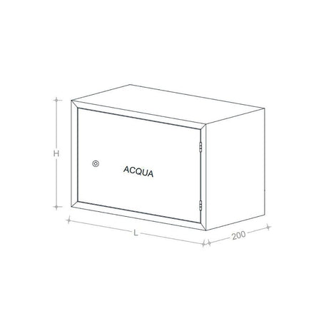 Cassetta cassonetto contenitore zincato per contatore acqua