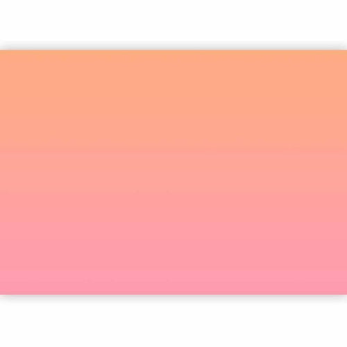 Carta da parati - Warm Sunset - Gradient Background from Orange to Pink
