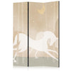 Paravento - Moonlit Steeds - Horses Galloping Among Trees on a Starry Night