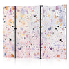 Paravento - Terrazzo in Confetti Style - Violet-Pink - Colorful Pattern