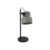 Lampada Da Scrivania Moderna Hilcott 1 Luce Acciaio Nero