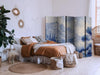Paravento - Italian Landscape - Lake Como Painted in Shades of Blue