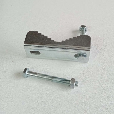 Stendibiancheria fisso da 575mm in acciaio zincato con agganci per ringhiera - vendita a coppia