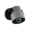 Applique Moderna Hilcott 1 Luce Acciaio Nero