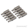 Punte in acciaio cromo vanadio con codolo esagonale 1/4 a taglio - PH - PZ - esagonale - T Silverline