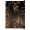 Paravento - Baroque Ornaments in Patinated Gold and Bronze - Retro Motif