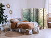 Paravento - Fish and Diverse Vegetation - A Group of Fish in Pastel Muted Colors Among Oceanic Vegetation