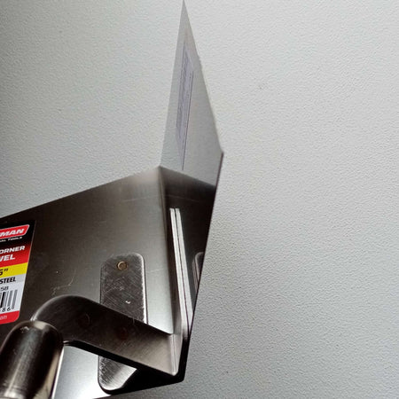 Benman cazzuola di acciaio inox per angoli interni manico legno