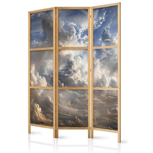 Paravento giapponese - Golden Reflections on Clouds Foretelling Dusk