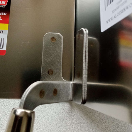 Benman cazzuola di acciaio inox per angoli interni manico legno