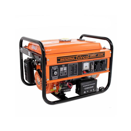Generatore BDLEC3000 motore monofase a 4 tempi con funzionamento con benzina ed avviamento a strappo 2,8 KW Hp 6,5