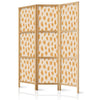 Paravento giapponese - Drawn Pattern in Dots and Spots - in Shades of Orange and Ecru