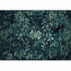 Carta da parati - Oriental Pattern Carpet: Emerald Ornaments and Worn Patterns
