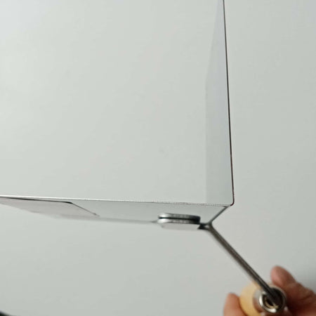 Benman cazzuola di acciaio inox per angoli esterni manico legno