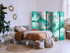 Paravento - Koi Fish Among Waves - Japanese Fish Amid Waves in Shades of Turquoise And White