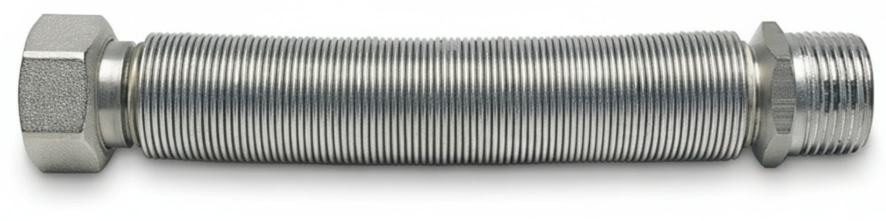 Flessibile MF 1" da 30 a 60cm circa allungabile in acciaio inox