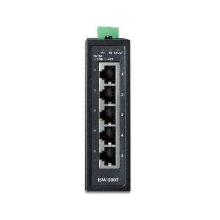 IP30 Compact size 5-Port