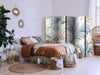 Paravento - Baroque Ornaments in Light Creamy Blue Colors