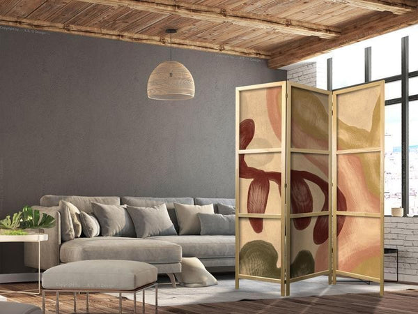 Paravento giapponese Figure astratte 3 ante