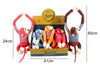 Peluche 60cm Scimmia 4 Assortimenti