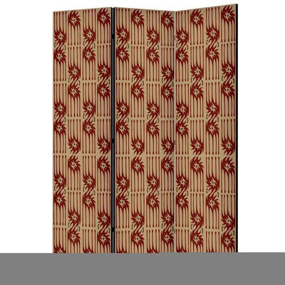 Paravento - Predatory Features - Red Abstract Shapes Inspired by Tribal