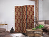 Paravento - Predatory Features - Red Abstract Shapes Inspired by Tribal