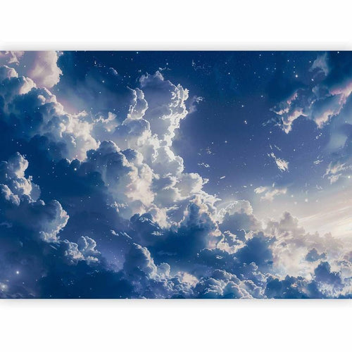 Carta da parati - Starry Clouds and Delicate Light Over a Corner of the Sky