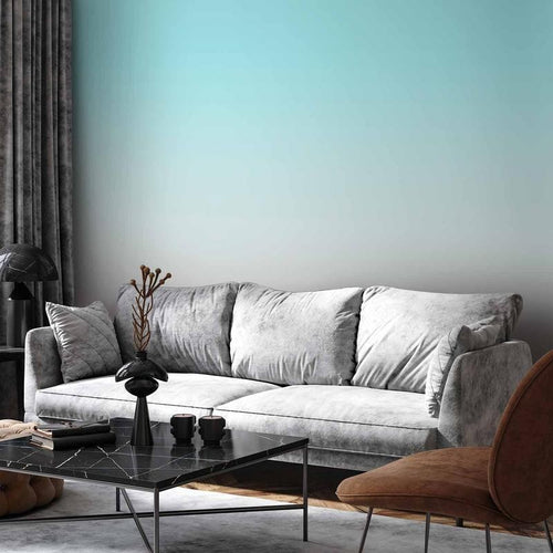 Carta da parati - Summer Morning - Transition of Colors from Light Blue to Pink