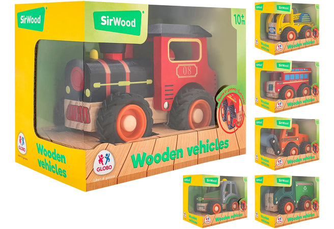 Veicoli in legno ass.