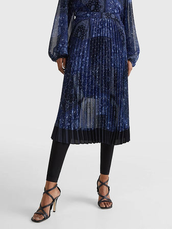 Tommy Hilfiger GONNA MIDI PAISLEY da donna