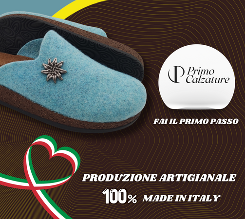 Originali Zoccoli Alpini, Ciabatte Uomo e Donna Invernali, Calde Sabot Tirolesi in Lana Cotta, 100% Made in Italy