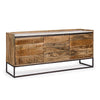 Credenza Lambeth con struttura in legno mango, mobile in stile moderno