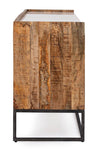 Credenza Lambeth con struttura in legno mango, mobile in stile moderno