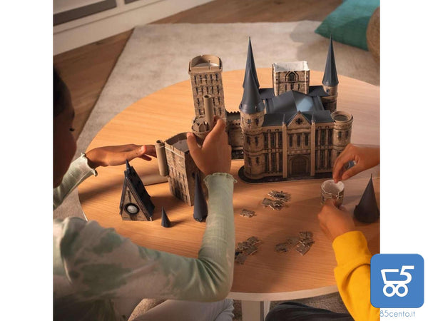 3D Puzzle Ravensburger Castello Torre di Astronomia di Hogwarts Harry Potter 615 Pezzi 10+ Anni