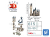 3D Puzzle Ravensburger Castello Torre di Astronomia di Hogwarts Harry Potter 615 Pezzi 10+ Anni