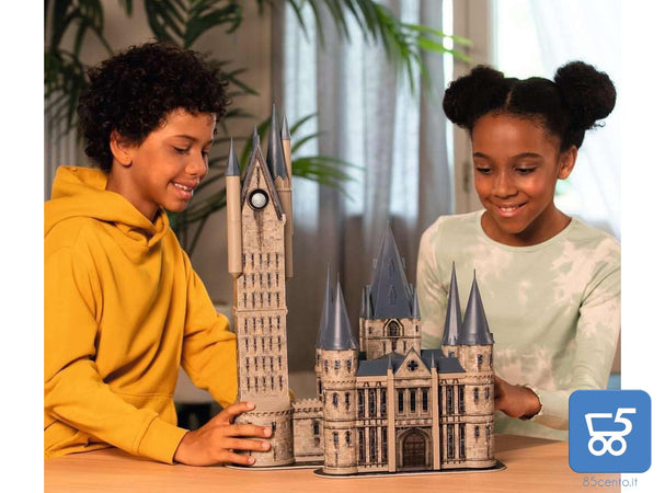 3D Puzzle Ravensburger Castello Torre di Astronomia di Hogwarts Harry Potter 615 Pezzi 10+ Anni