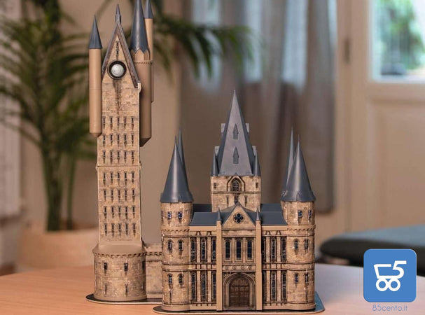 3D Puzzle Ravensburger Castello Torre di Astronomia di Hogwarts Harry Potter 615 Pezzi 10+ Anni