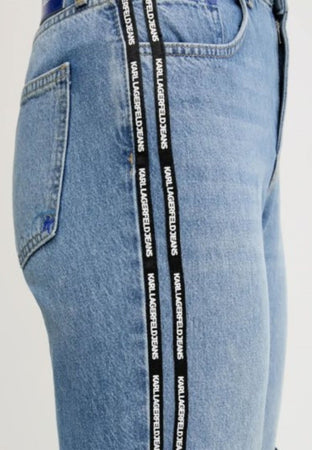 KARL LAGERFELD jeans KLJ MOM TIED DENIM da donna