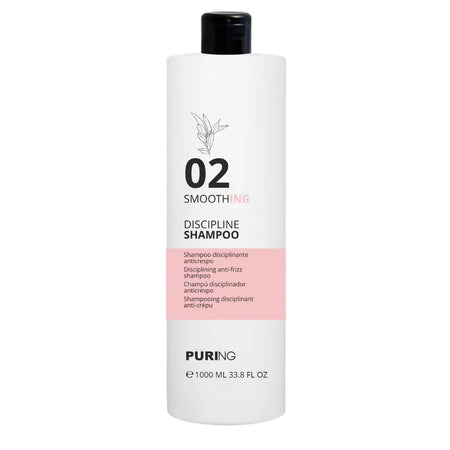 Shampoo Anticrespo Disciplinante Puring Smoothing – Con Cheratina e Olio d’Oliva, Capelli Lisci, Morbidi e Luminosi
