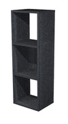 Libreria a giorno in melaminico sovrapponibile a 3 caselle cm. 35,9x29,2x103,9h