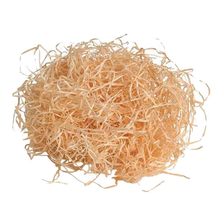 Paglia decorativa per cesti e confezioni regalo con fili laminati