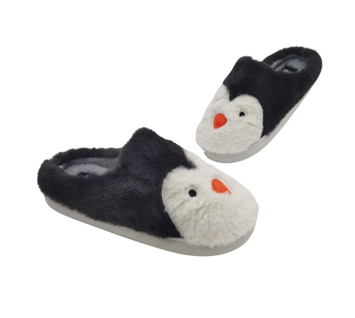 Ciabatte Animali da Donna, Pantofole Invernali Calde e Pelose, Morbide e Simpatiche Babbucce a Pinguino