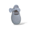 Ballerine Bambina Bianco Tela VUL-LADI con Velcro e Fiocco Estraibile – Scarpe Scuola e Cerimonia Taglie 21-30